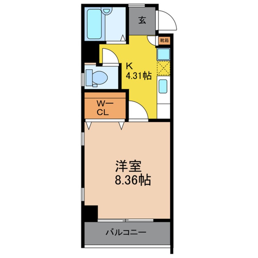 間取図 Pleasant Uzu