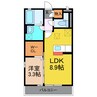 ロイヤルニュータウン 1LDKの間取り