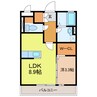 ロイヤルニュータウン 1LDKの間取り