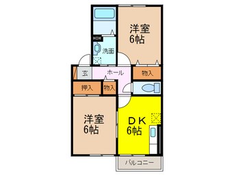 間取図 長崎本線/東諫早駅 徒歩12分 1階 築22年