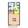 久山２１ 1Kの間取り