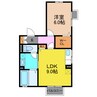 クラリティ 1LDKの間取り