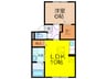 クラリティ 1LDKの間取り