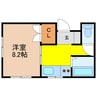 ワイズビル 1Kの間取り