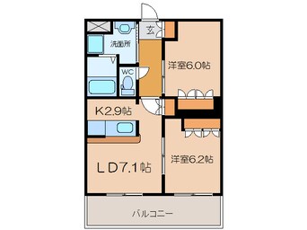 間取図 長崎本線/小江駅 徒歩5分 1階 築15年