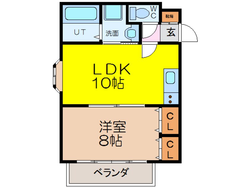 間取図 ボヌール小川