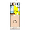 メゾンリバティー 1Kの間取り