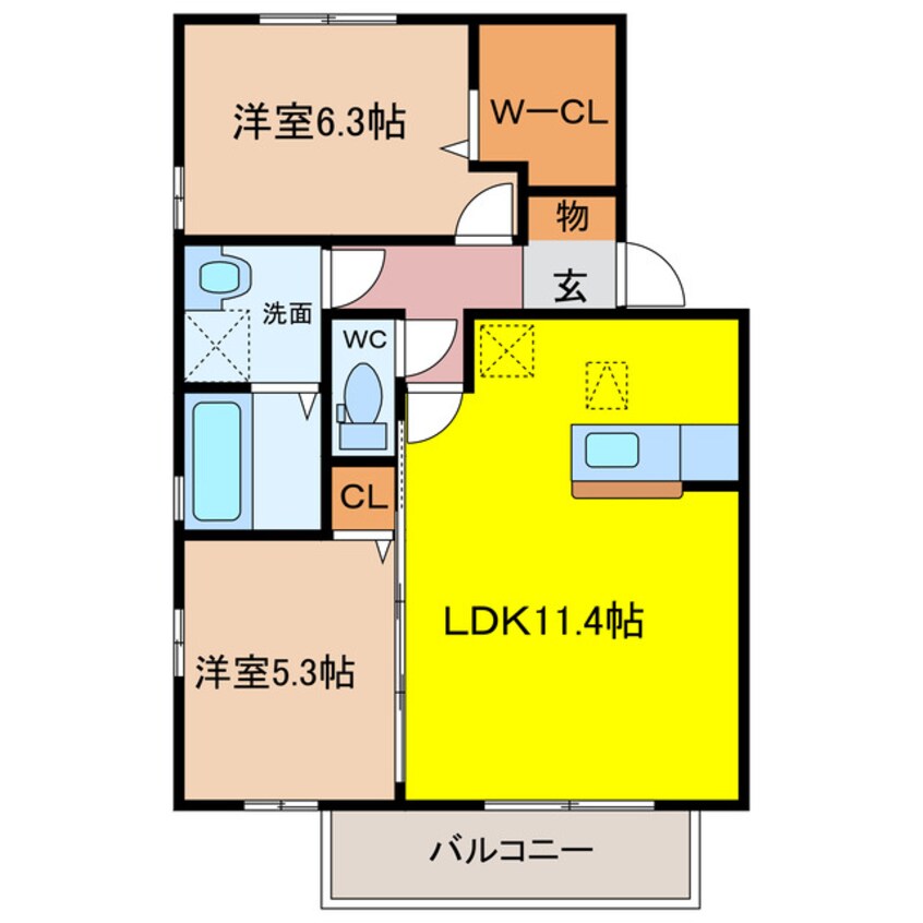 間取図 コンフォート・Ｎ