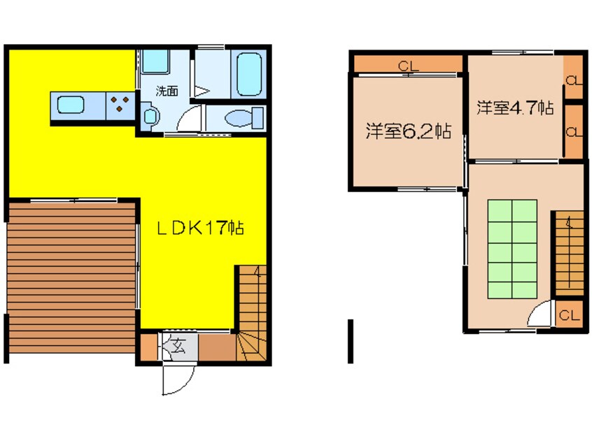 間取図 ハウス・フローラⅠ