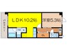 島原鉄道/幸駅 徒歩2分 7階 築16年 1LDKの間取り