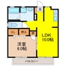 プチメゾン若葉I 1LDKの間取り