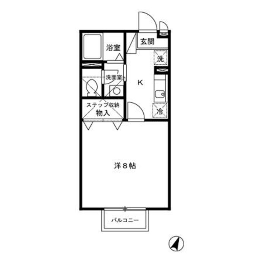 間取図 長崎県営バス(長崎市)/馬場 徒歩7分 2階 築26年