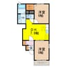 デフィ 2DKの間取り