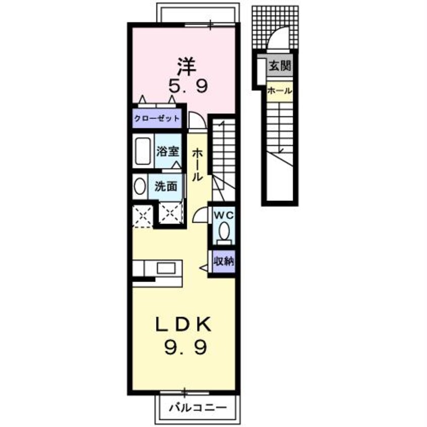 間取図 ソレアードⅡ