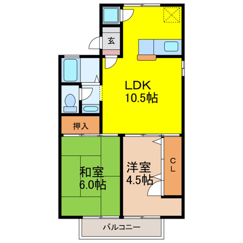 間取図 サンライトもとがま