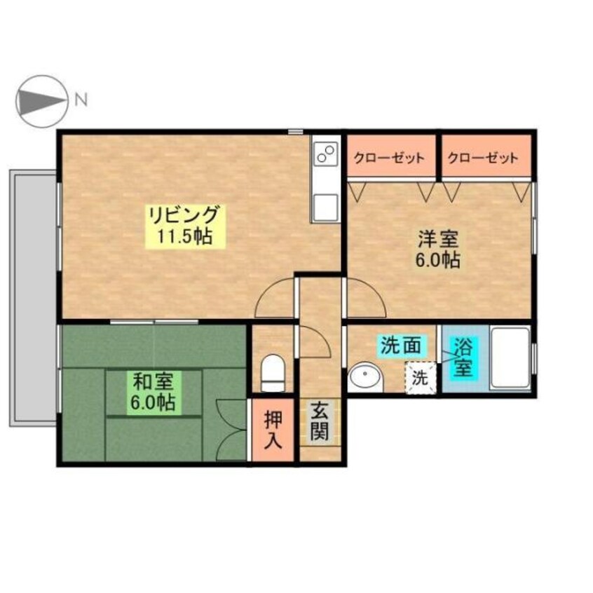 間取図 ハイカムールまつもと