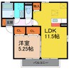 島原鉄道/愛野駅 徒歩11分 1階 築18年 1LDKの間取り