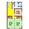 ロマーノハイツ加津佐B棟 3DKの間取り