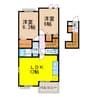セレ―ノカーサ 2LDKの間取り
