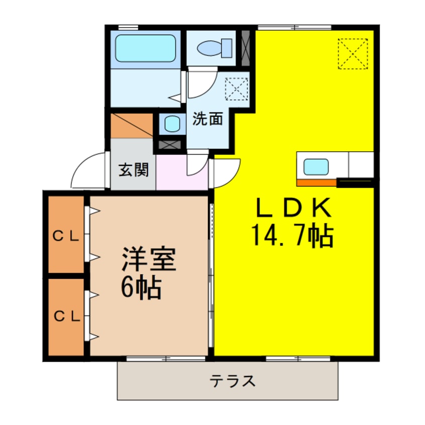 間取図 セジュールＴＯＭＯ