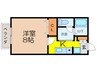 長崎本線/喜々津駅 徒歩22分 2階 築25年 1Kの間取り