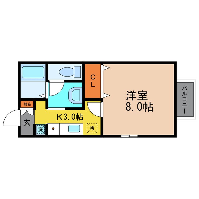 間取り図 セジュールＩＺＵＭＩ