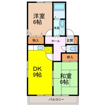 間取図 コスモス　B棟