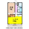 セブンラックマンション 1LDKの間取り