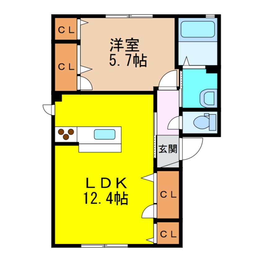 間取図 シャーメゾン　グリーン　Ａ棟