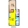 セジュールＹＭＶ 1LDKの間取り