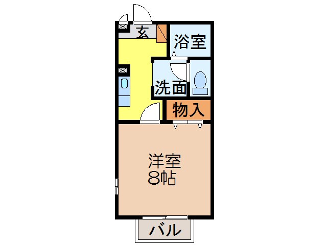 間取り図 長崎本線/喜々津駅 徒歩7分 1階 築21年