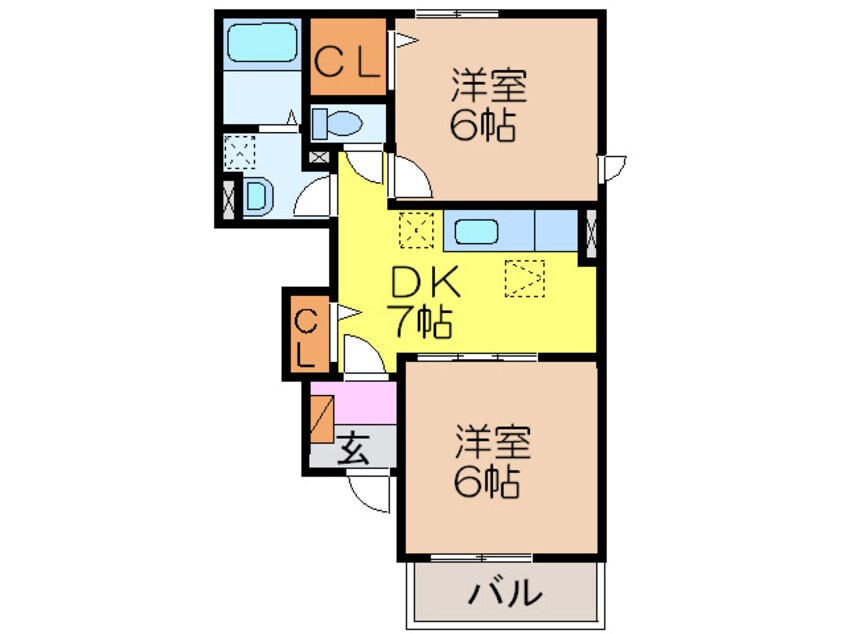 間取図 メゾン・ド・ソフィア