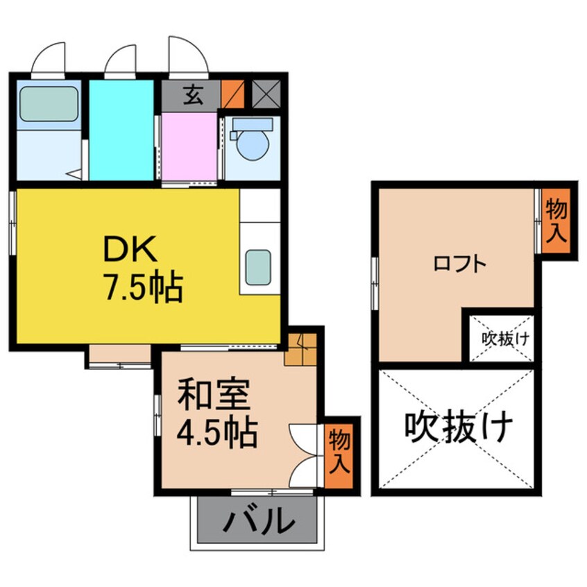 間取図 島原鉄道/本諫早駅 徒歩10分 2階 築16年