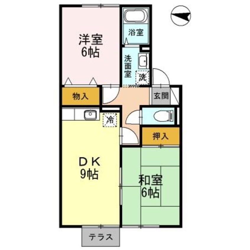 間取図 長崎県営バス(長崎市)/馬場 徒歩3分 1階 築26年