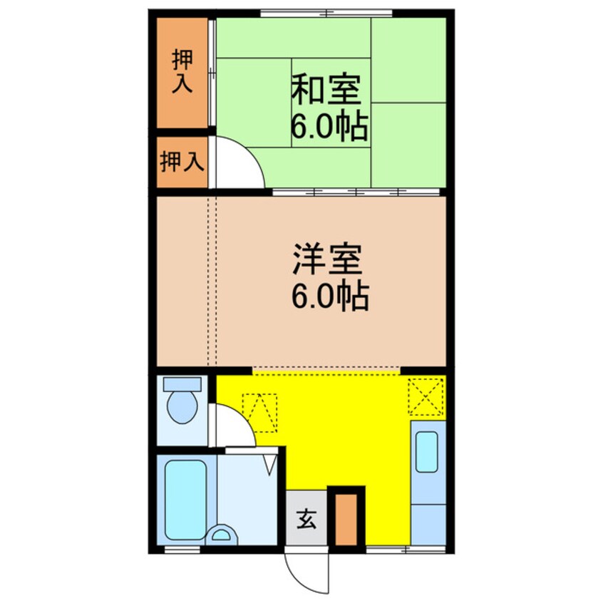 間取図 フォレスト４８