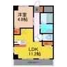 ラピュタ 1LDKの間取り