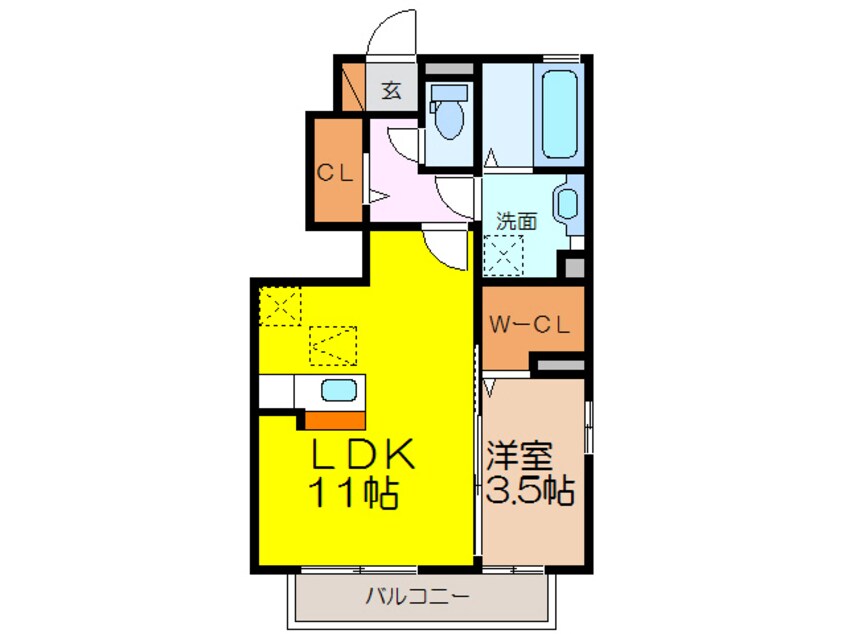 間取図 ウィル小山