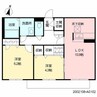 サモナーラ北門 2LDKの間取り