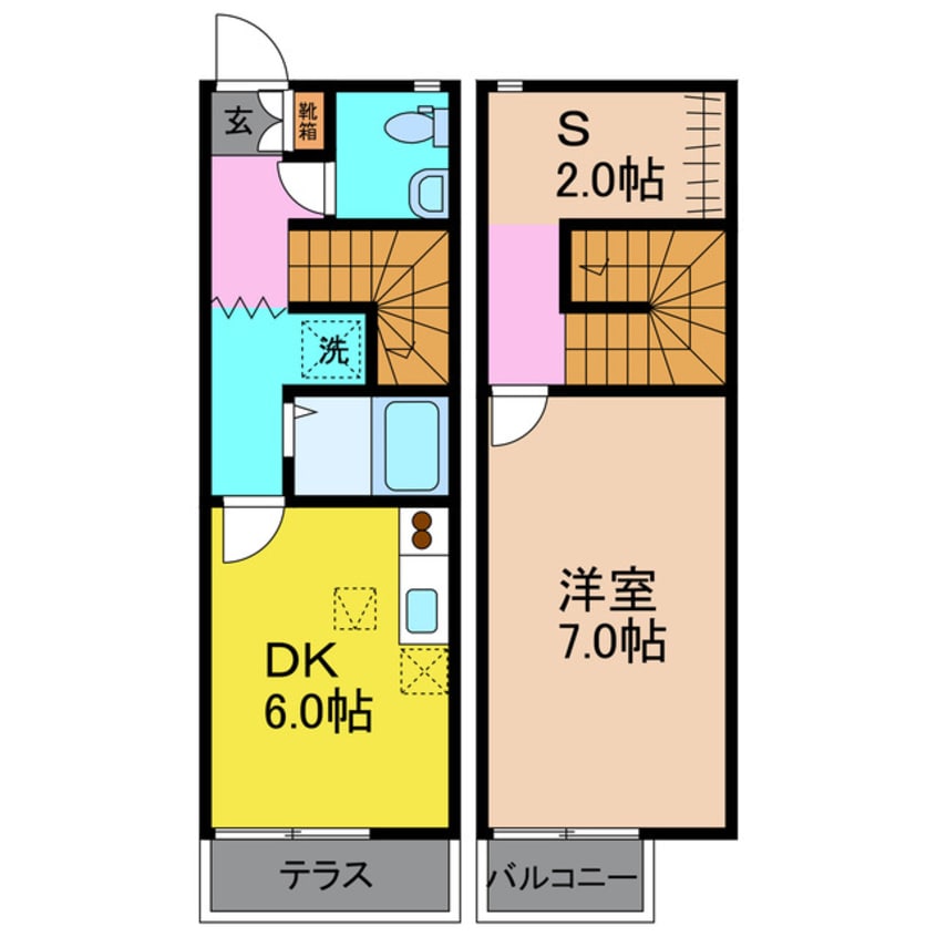 間取図 ハピネス木床