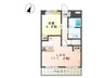 コンフォートハイツ小船越 1LDKの間取り