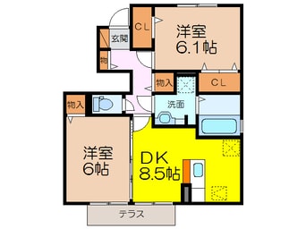 間取図 アムールⅡ