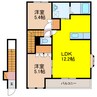 LA PRECIEUSE 2LDKの間取り