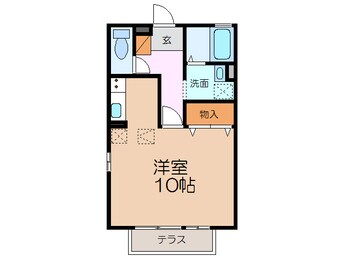 間取図 長崎県営バス（諫早市）/寺の下 徒歩2分 1階 築17年