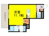 APARTMENTS CODE ISAHAYA 1Rの間取り