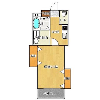 間取図 プチメゾン福田パート２