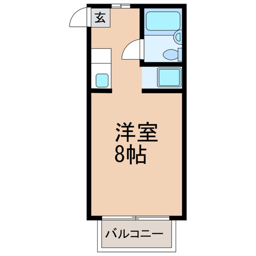 間取図 長崎本線/東諫早駅 徒歩7分 2階 築34年