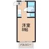 ニスクハイム 1Rの間取り