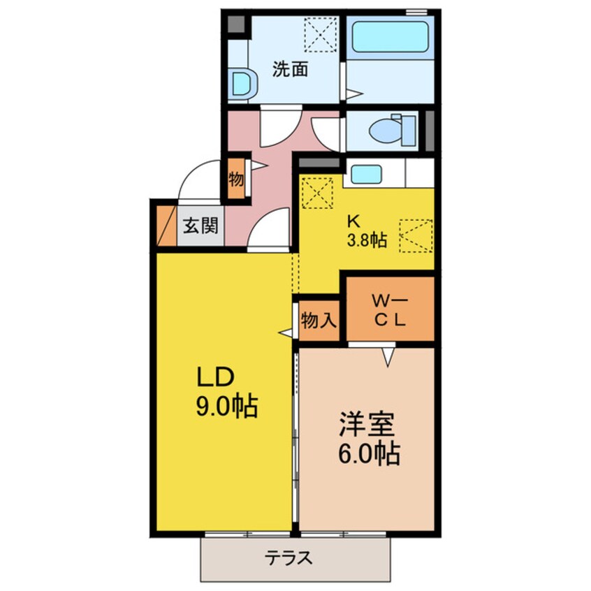 間取図 ピアチェヴォ―レ