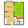 コーポラスたさきⅠ 2DKの間取り