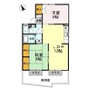 メゾンド山下Ⅰ 2LDKの間取り